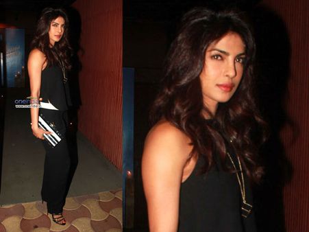 Priyanka Wears Black On Black Priyanka Wears Black On Black