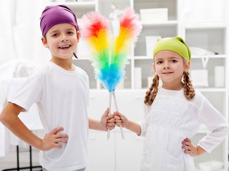 Cleaning Their Own Room