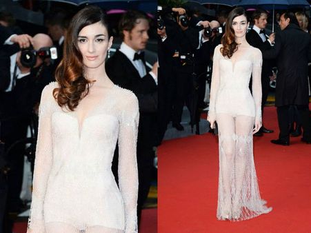 Paz Vega In Crystallised White