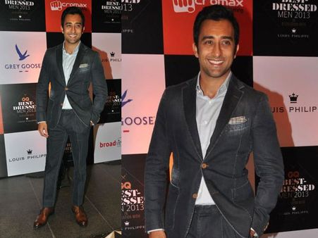 Rahul Khanna In Denim Suit