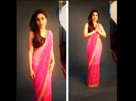 Kareena In Pink Saree