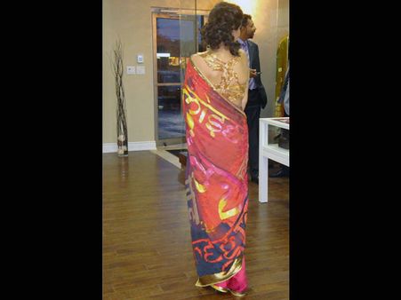 Cut-out Golden Blouse