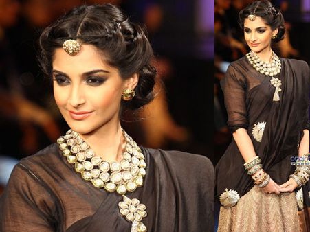 Black n Gold Lehenga Choli