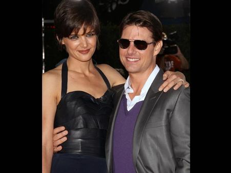 Katie Holmes and Tom Cruise
