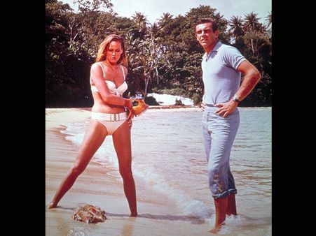 Ursula Andress In White Bikini