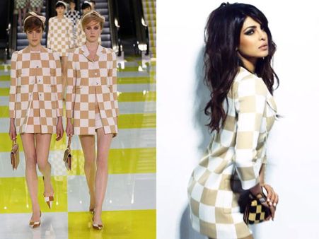 Priyanka In Peach Monochrome