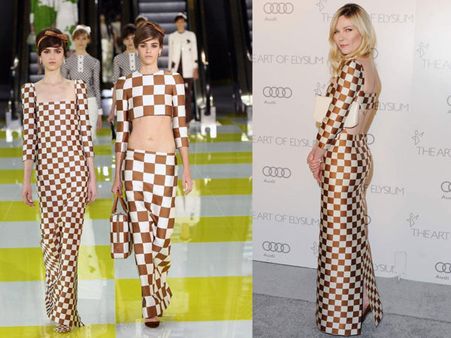 Kirsten Dunst In Tan Monochrome