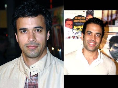 Philip Rhys and Tushaar Kapoor