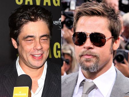 Benicio Del and Brad Pitt