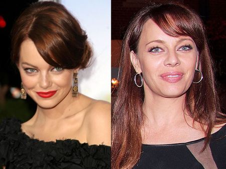 Emma Stone and Melinda Clarke