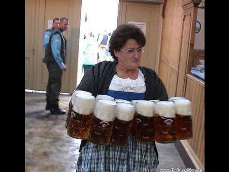 These beer glasses are mine