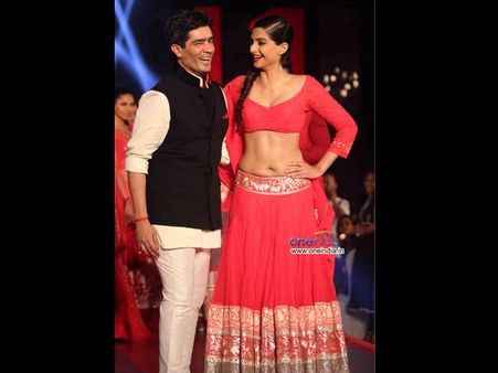 Sonam Kapoor's Magenta Lehenga