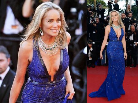 Sharon Stone In Roberto Cavalli