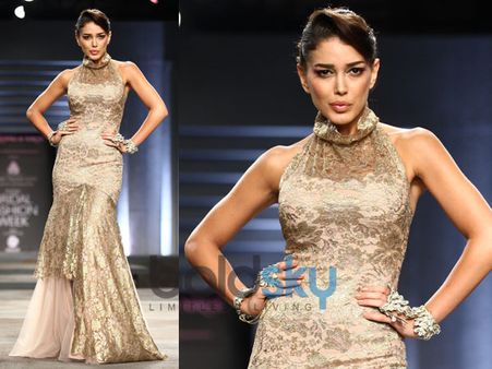 Sheer Golden Gown Sheer Golden Gown