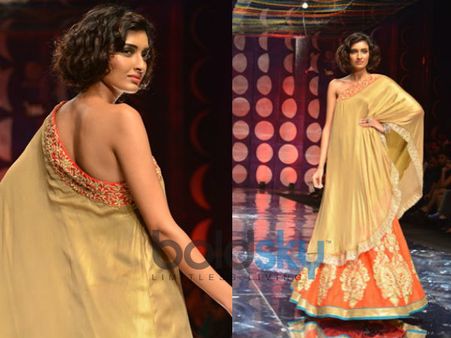 Kaftan Top With Lehenga