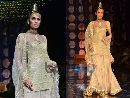 Golden Lehenga Choli