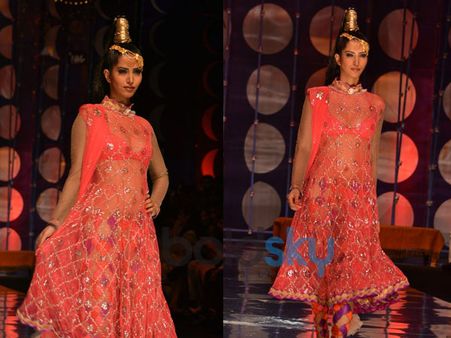 Sheer Pink Churidar Kameez