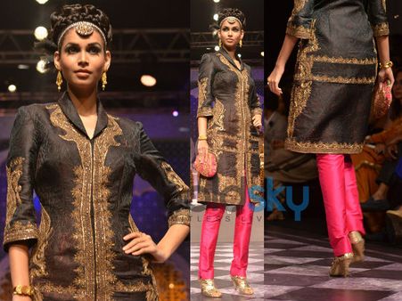 Black n Pink Churidar Black n Pink Churidar