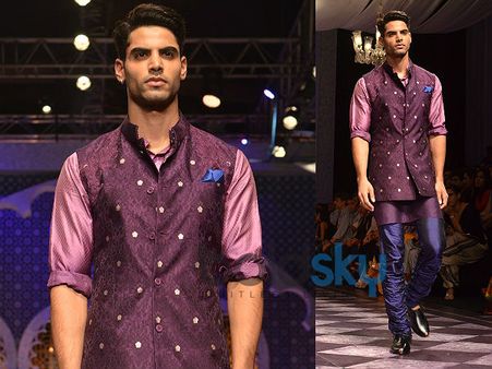 Violet Polka Dotted Waistcoat Violet Polka Dotted Waistcoat