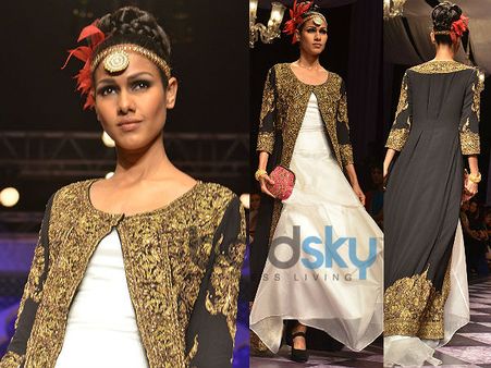 Long Black Coat For Winter Wedding