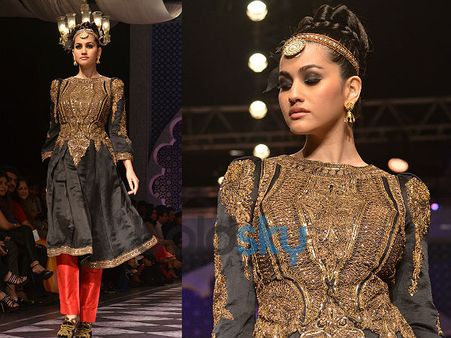 Black Embroidered Suit