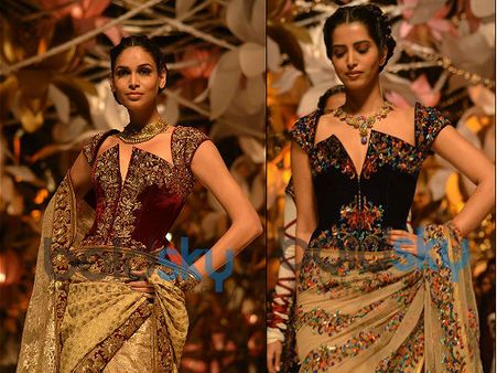 Corset Velvet Blouse