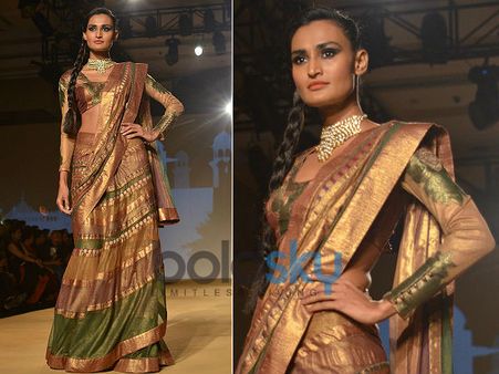 Powder Gold Saree Powder Gold Saree