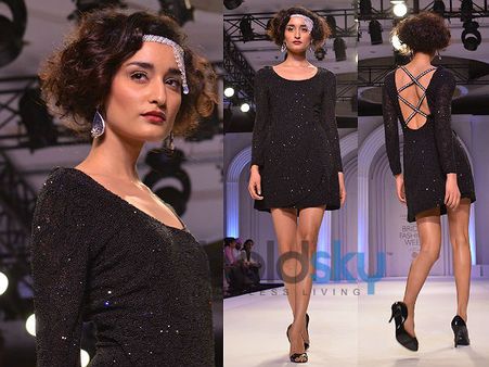 Black Round Neck Dress