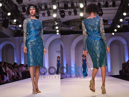 Powder Blue Lace Dress