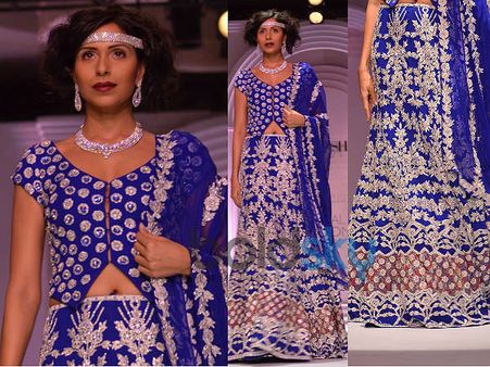 Blue Lehenga Choli