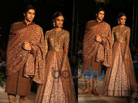 Lace and Sequin Gown