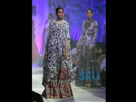 Printed Sharara Pants