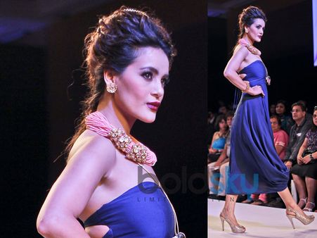 Embellished Pink String Choker