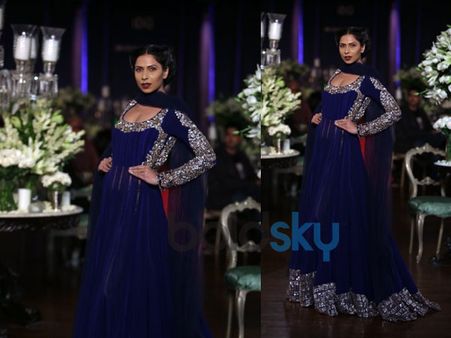 Cobalt Blue Anarkali Gown