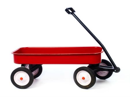 Planter Toy Wagon