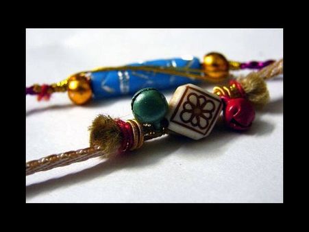 Coloured Bells Rakhi