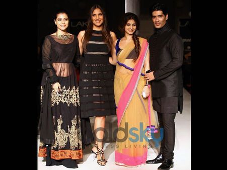 Kajol, Tanisha and Lara