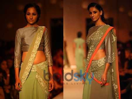 Pale Green Mumtaz Sarees