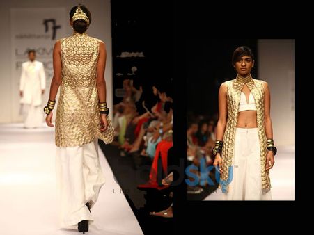 Sheer Golden Bandhgala Sheer Golden Bandhgala