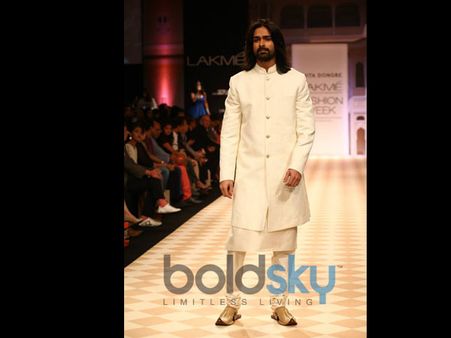 White Sherwani White Sherwani