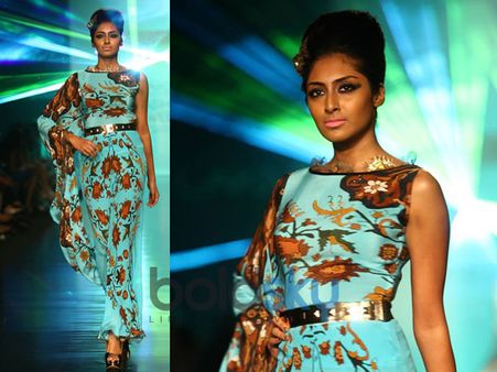 Aqua Blue One Side Kaftan Aqua Blue One Side Kaftan