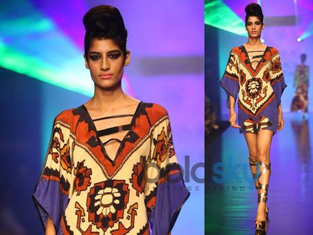 Purple Mini Kaftan Purple Mini Kaftan