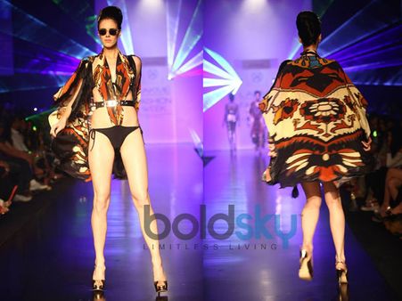 Black, Cream n Orange Cape Black, Cream n Orange Cape