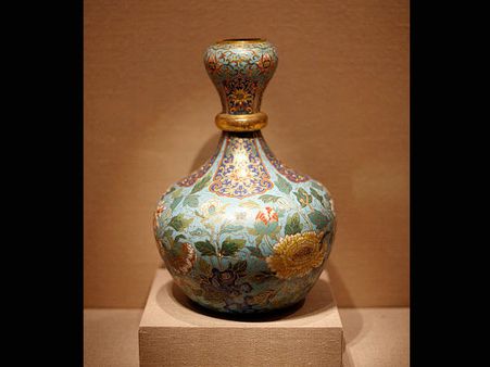 Colourful vase