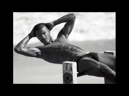 David Beckham: Armani Breifs