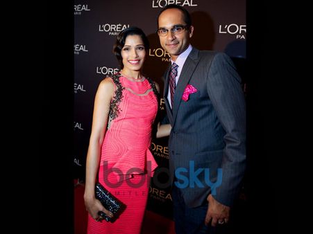 Freida Pinto in Rohit Gandhi + Rahul Khanna