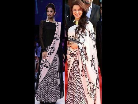 Saree With Tunic Saree With Tunic