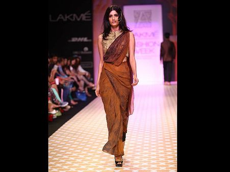 Saree Over Leggings Saree Over Leggings