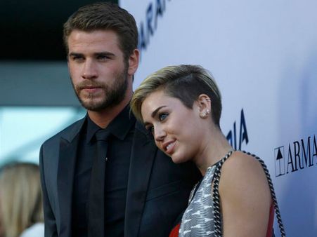 Miley Cyrus and Liam Hemsworth