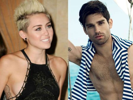  Miley Cyrus and Justin Gaston